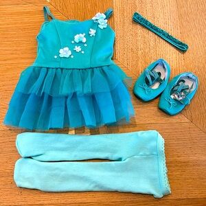 American Girl Doll Ombre Ballet Outfit